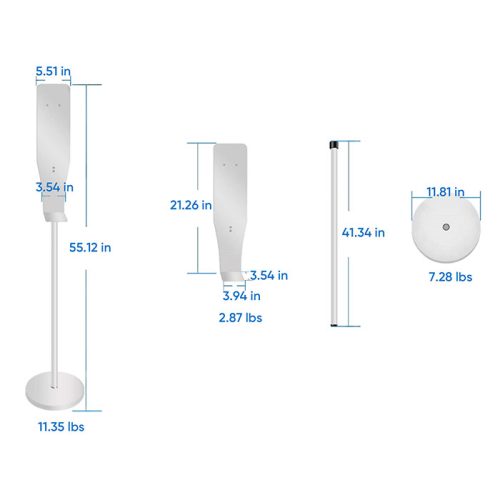 Dispenser Floor Stand Dimensions Dispenser Floor Stand Dimensions